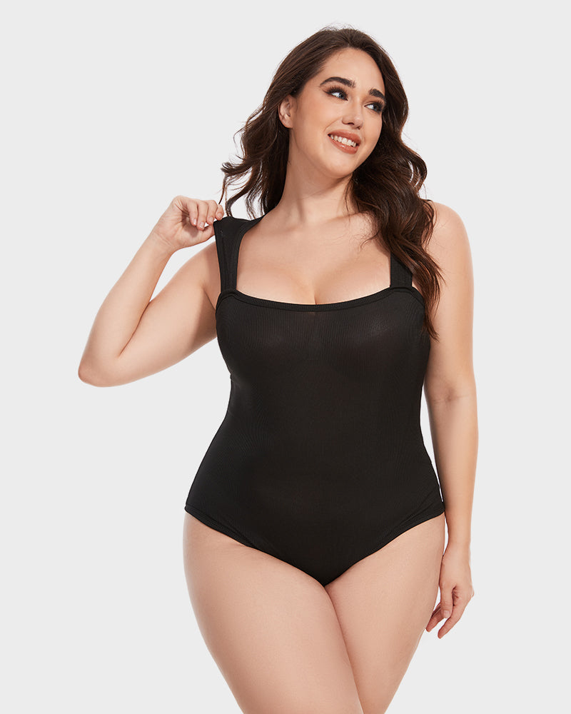 Body Gainant Col Carré | SLIMSHAPE™