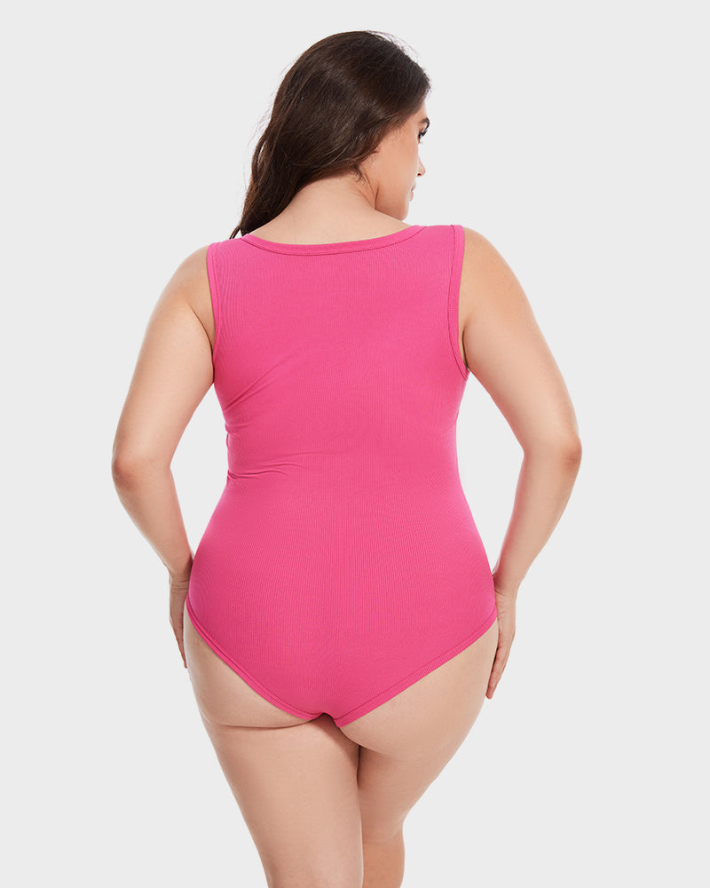 Body Gainant Col Carré | SLIMSHAPE™