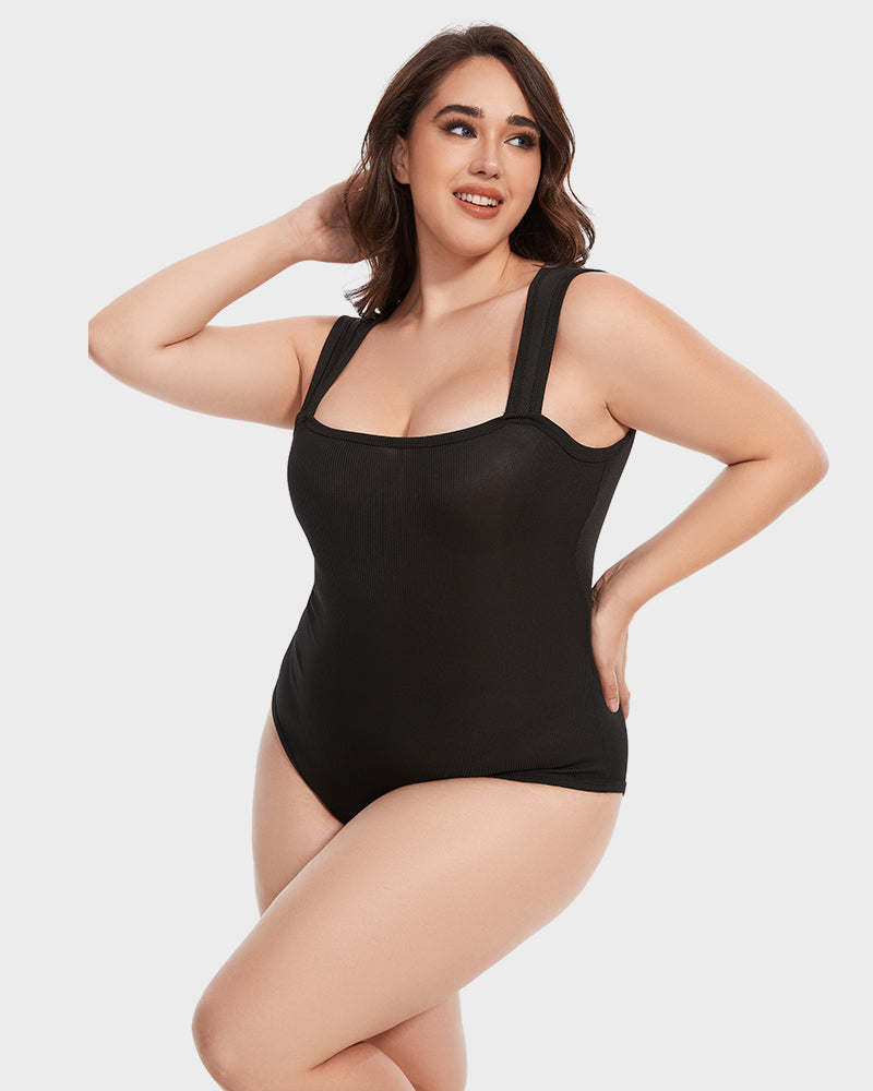 Body Gainant Col Carré | SLIMSHAPE™