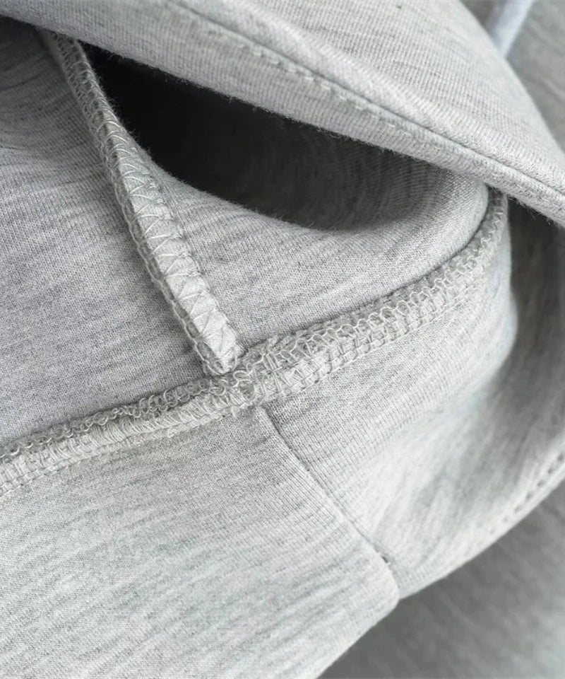 Sweat Femme Capuche Zippé Oversize