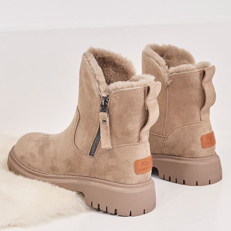 Bottes Hiver en Suède Femme Confortables et Chaudes | WARMSTEP™