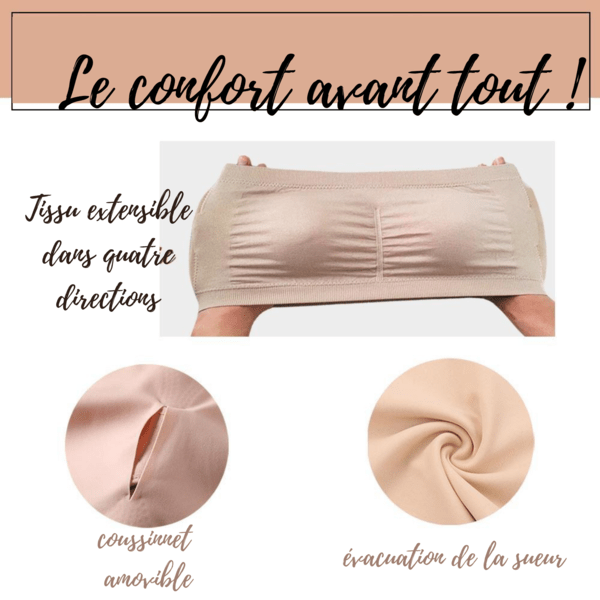Soutien Gorge Bandeau Sans Armatures & Sans Bretelles | SUPPORTIVA™